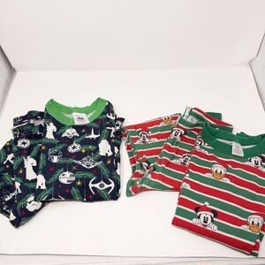 Hannah Andersson Disney Christmas Holiday PJs Mickey Star Wars Boys